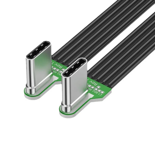 Angled Silicone USB-C Charging Cable